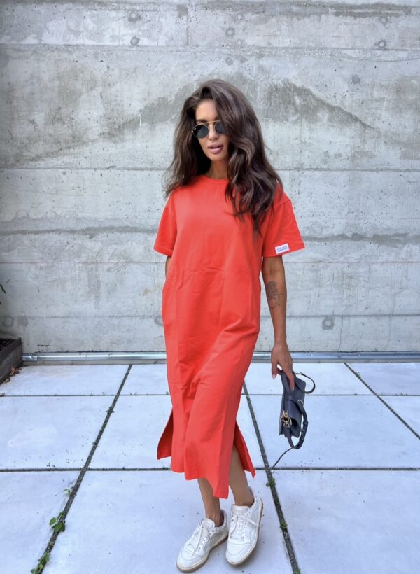 Sitcker Logo t-Shirt Dress